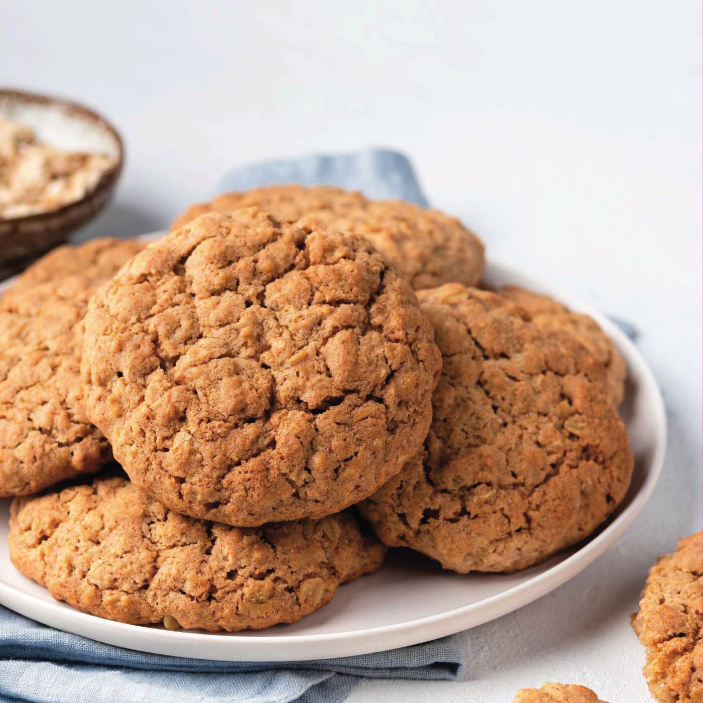 Prato com biscoitos artesanais