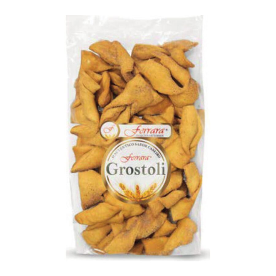 Grostoli com Canela